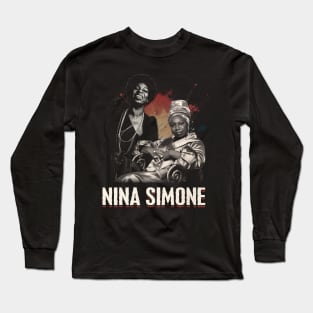 Capturing Nina Simone A Glimpse into Her Artistic World Long Sleeve T-Shirt